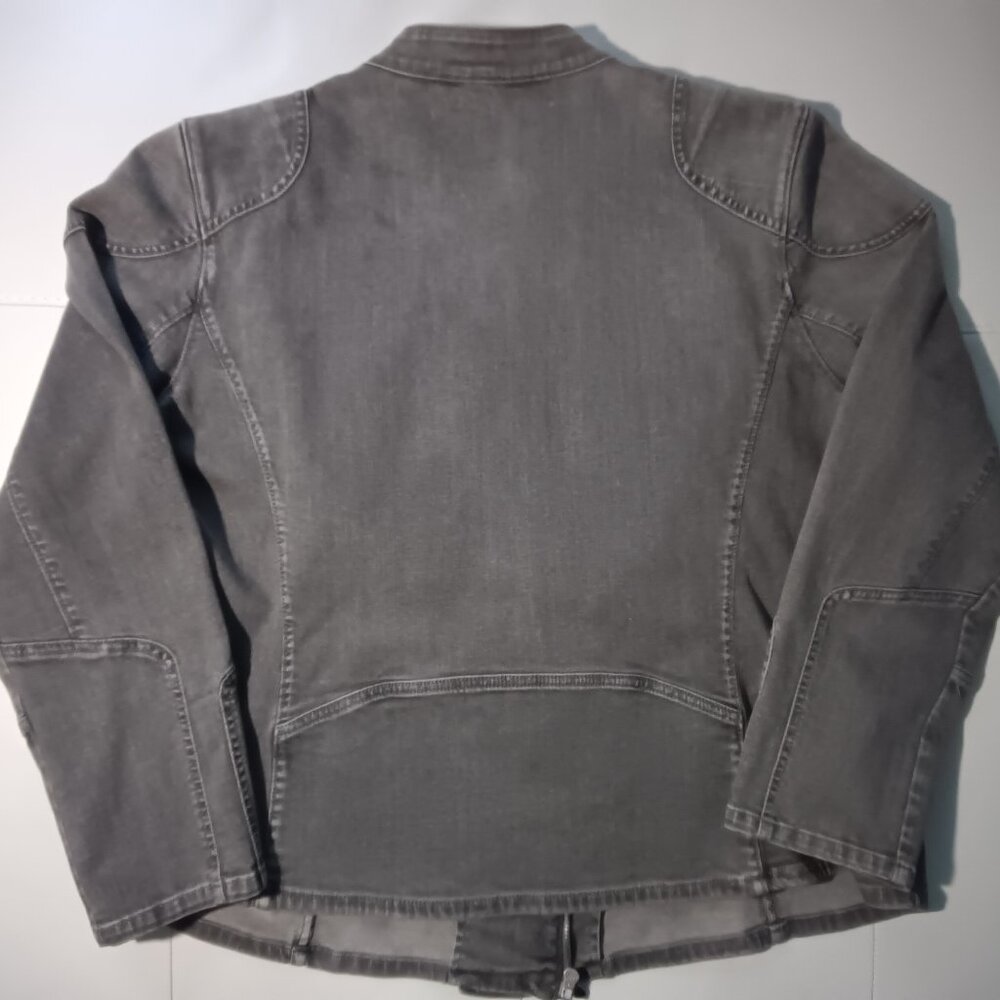 Lauren Ralph Lauren Denim Moto Jacket 18W NWT VTG - Picture 2 of 9